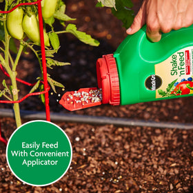 Miracle-Gro Shake 'N Feed supports healthy fruits in-ground beds.