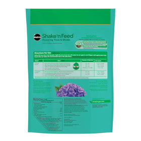 Miracle-Gro Shake 'N Feed works in-ground and in containers.
