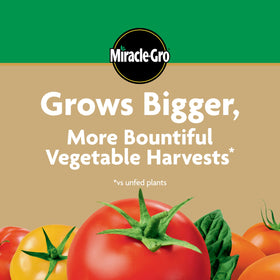 Miracle-Gro Tomato Food supports bigger, healthier tomatoes in home gardens.