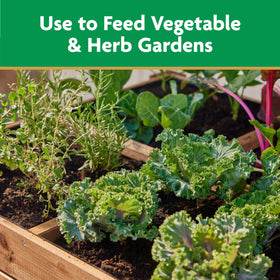 Miracle-Gro supports tomatoes, peppers, and basil growth for tastier harvest