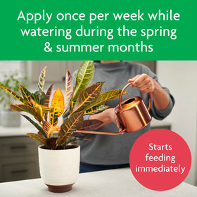 Miracle-Gro Tropical Houseplant Food safe for many plants confirms wide compatibility