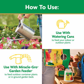 Miracle-Gro roses bloom brighter with regular feeding.