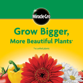 Miracle-Gro garden-ready formula supports trees and shrubs.