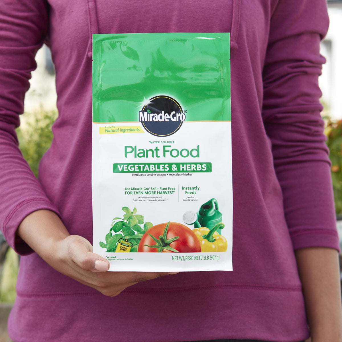 Miracle-Gro watering can application makes feeding simple
