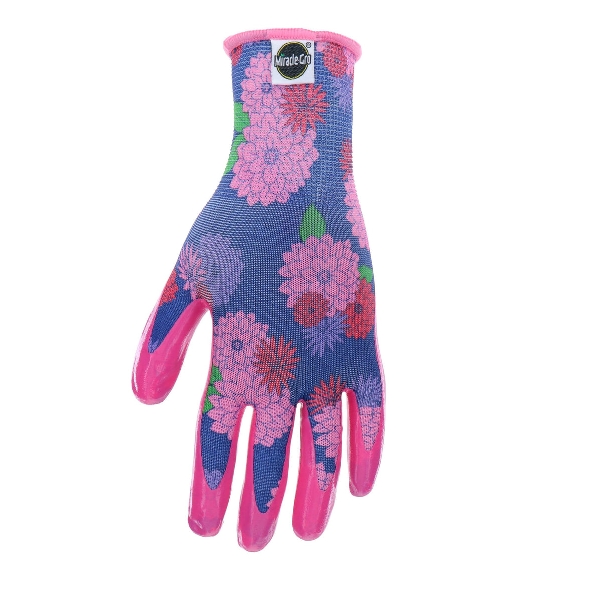 Miracle-Gro gloves elastic knit wrist seals out dirt and stays secure
