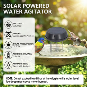 Bracket for Miriam Song bird bath installation ensures stable, tool-free mounting