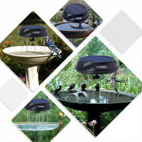 Miriam Song pond fountain creates reflective water patterns for ponds and rockeries