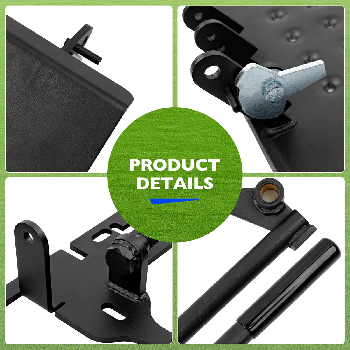 Misakomo chute blocker provides full deck coverage to reduce debris spread.