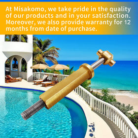 Misakomo filter replacement kit in action for a leak-free pool and spa.