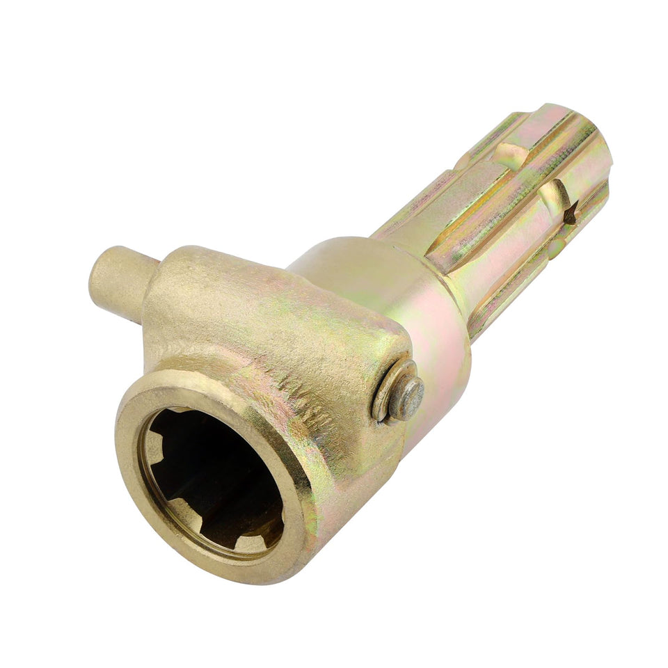 Misakomo PTO extender adaptor with 1-3-8 6-spline ends for reliable power transfer