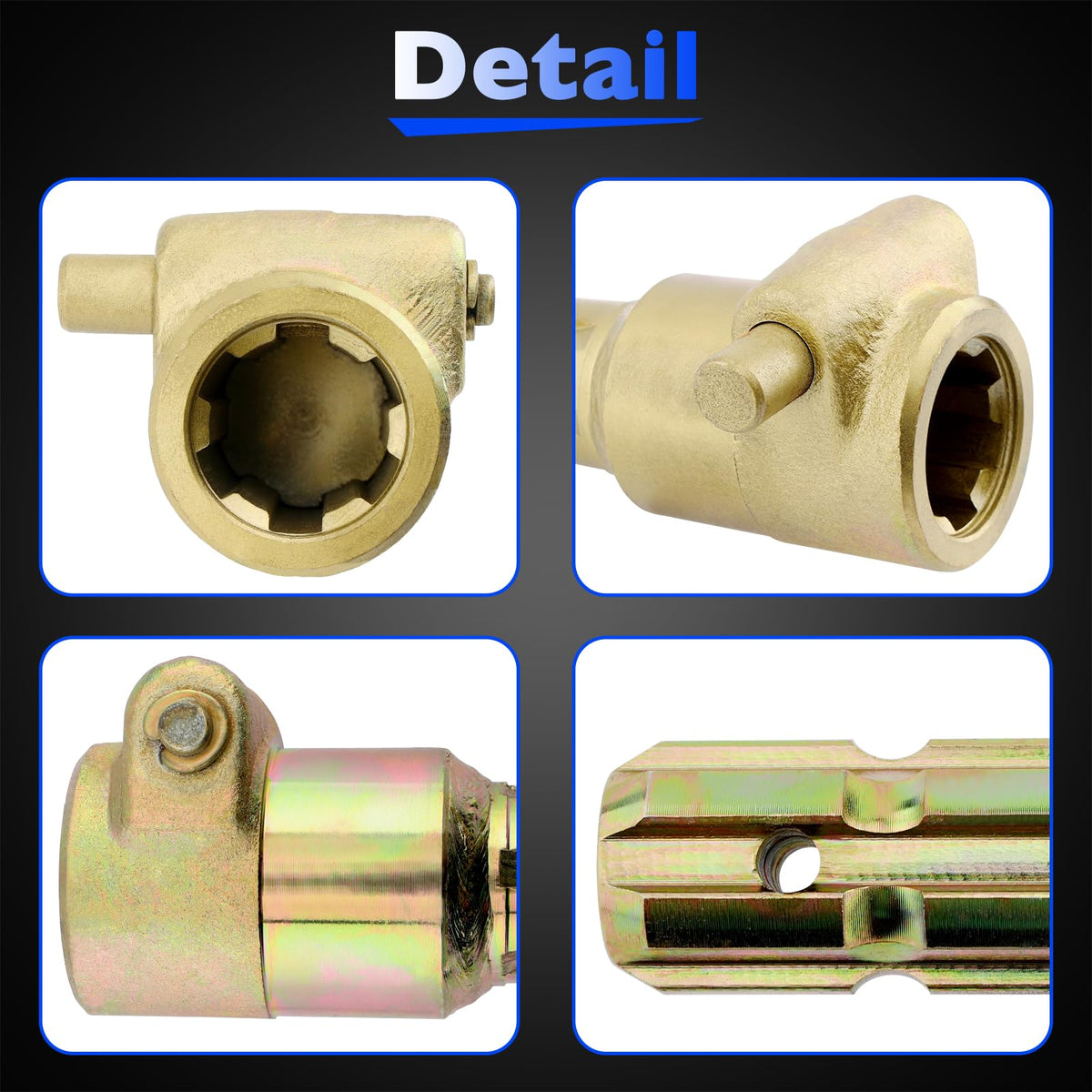 QPQ-surface treated Misakomo adaptor for extended life