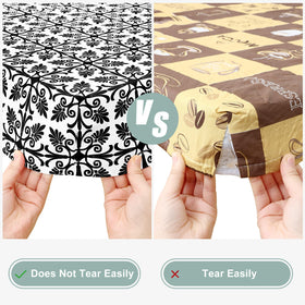 Misaya drawstring storage bag keeps tablecloths organized.