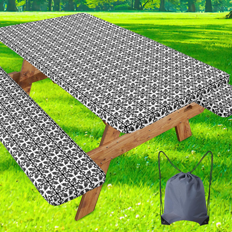 Misaya picnic table cover waterproof for outdoor meals and spills.