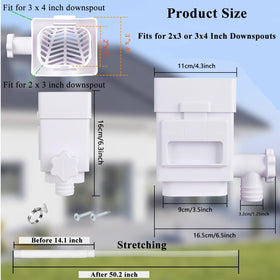 Includes a 5 ft retractable hose for convenient water transfer