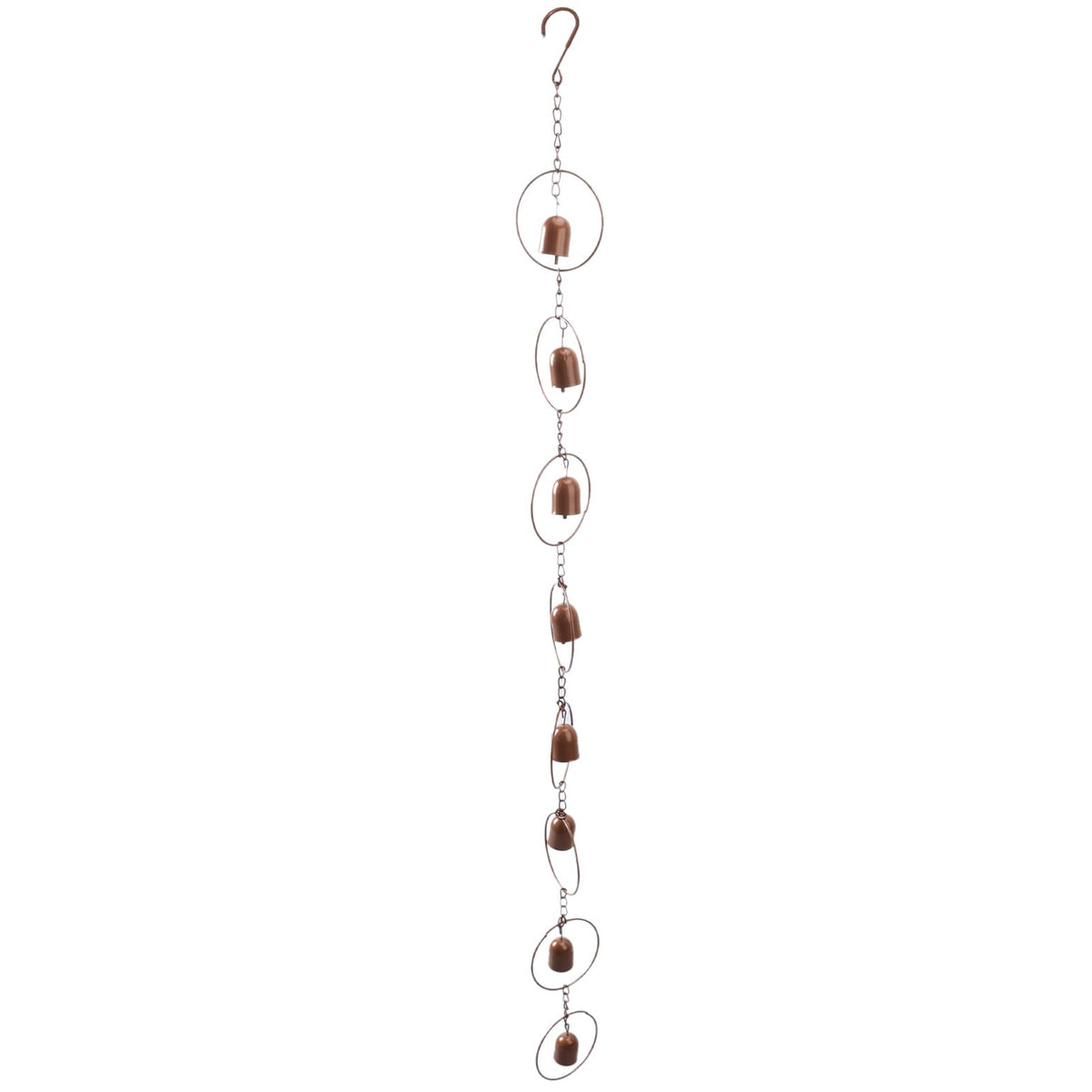 Miskall rain chime decorative bell outdoor 47in with soothing water sounds