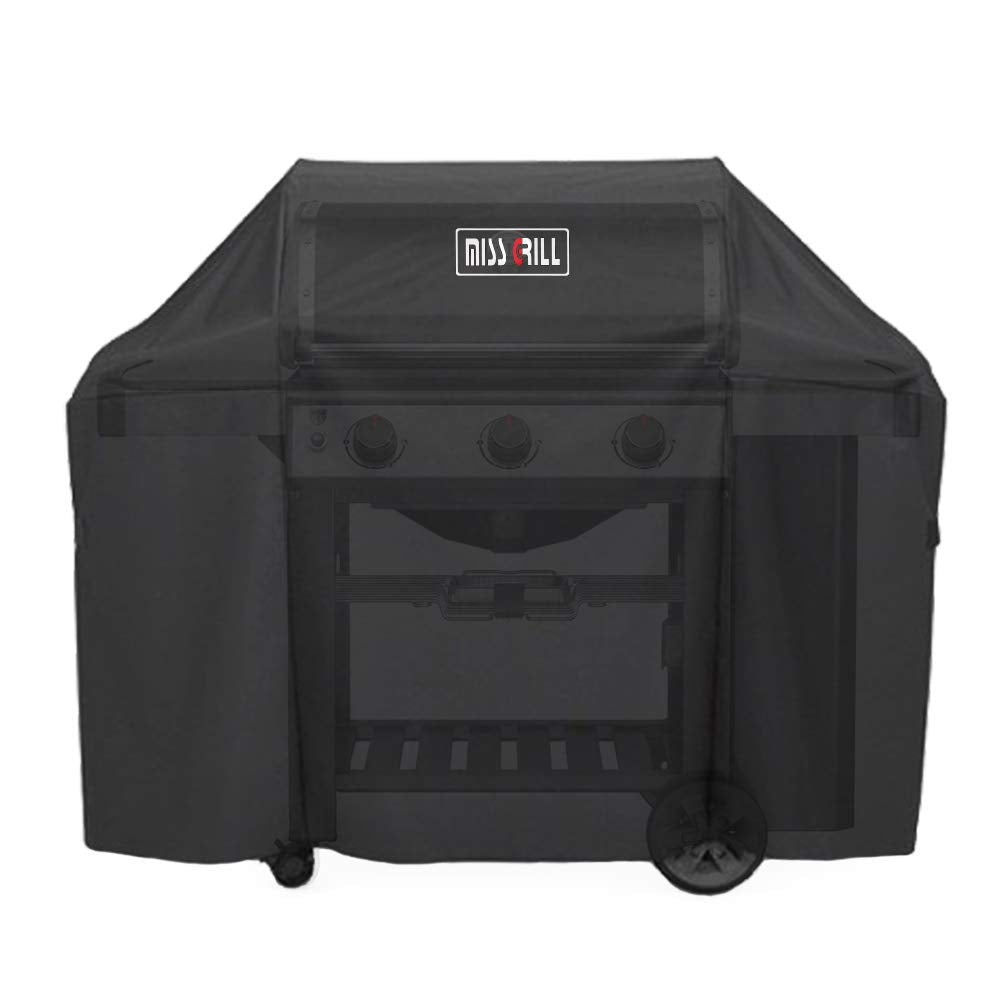 MissGrill 7130 breathable cover protects grill while allowing moisture escape