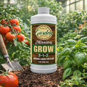Mission Fertilizer Grow 3-1-2 promotes greener foliage during growth.