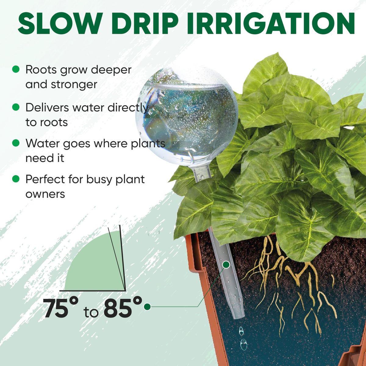 Mission Gallery automatic watering globes offer hands-free plant care for busy days.