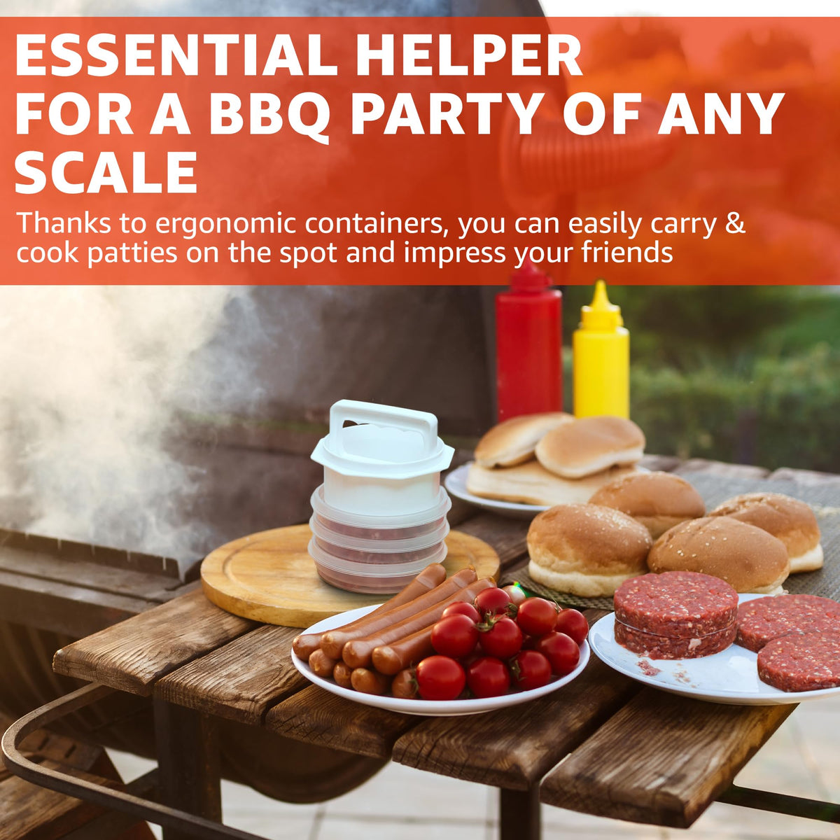 Mission Gallery burger maker is dishwasher safe for quick cleanup