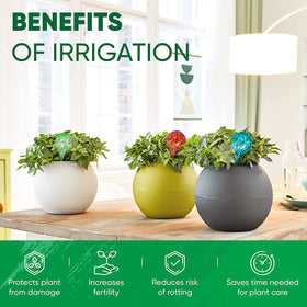 Mission Gallery multicolored-watering-globes — decorative and functional for home planters.