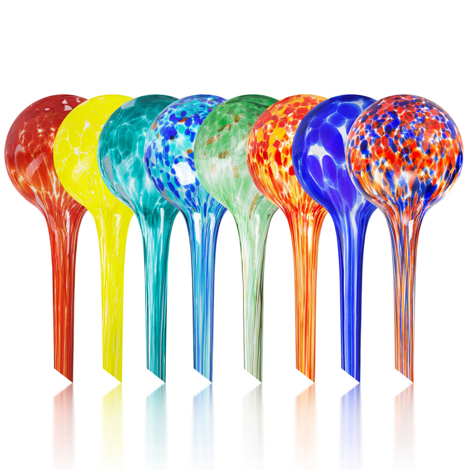 Mission Gallery set-8 small-globes glass — compact design for versatile plant care.