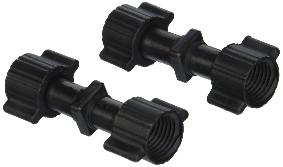 Mister Landscaper MLF-36 half-inch poly coupling enables easy irrigation extensions and quick repairs.
