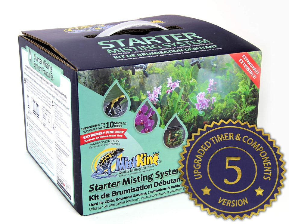 MistKing Starter Misting System setup shows compact enclosure ready installation