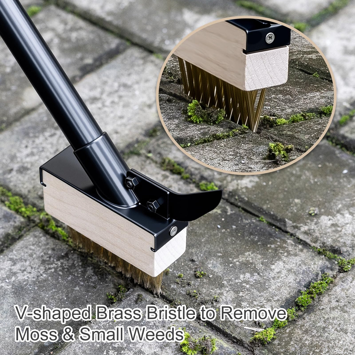 Mitclear extendable steel poles enable safe standing cleaning