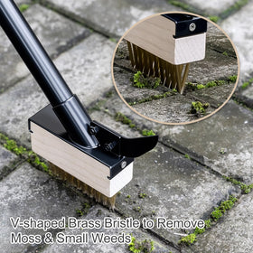 Mitclear extendable steel poles enable safe standing cleaning