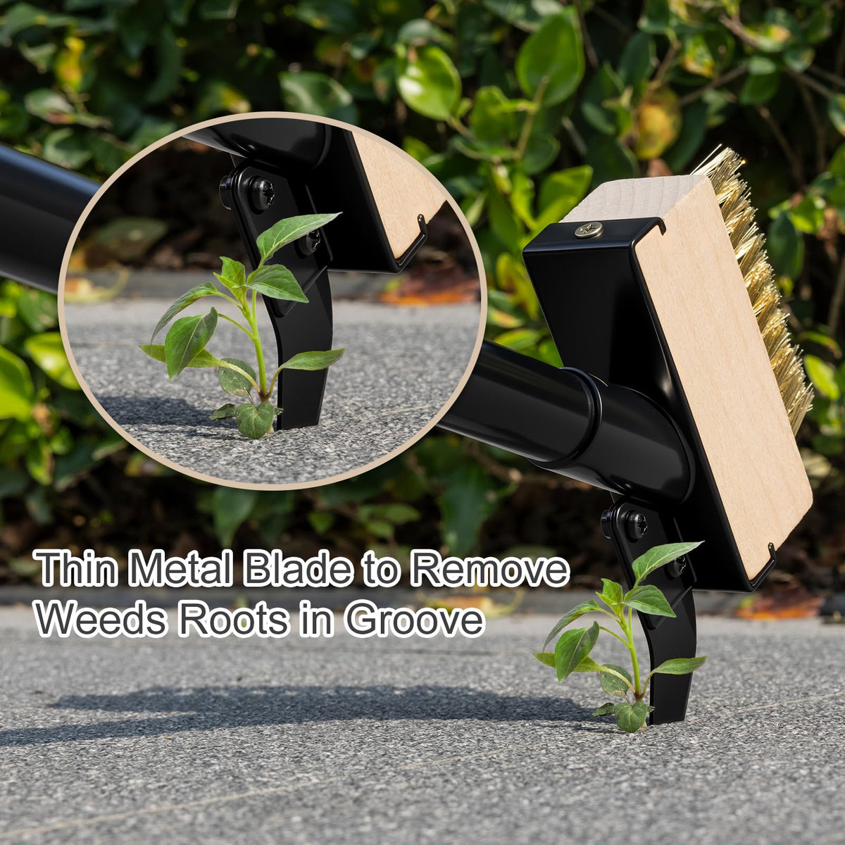 Mitclear four brush heads kit for long-lasting weed removal