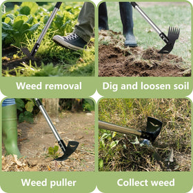 Mitclear heavy-duty garden tool designed to tackle tough weeds and thick turf.