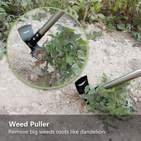 Mitclear weed remover tool set for yards, patios, and flower beds.