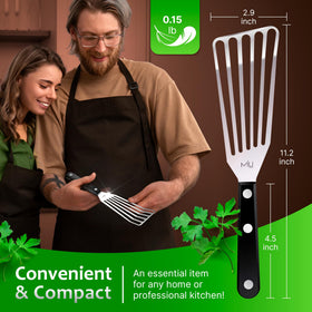 MIU France Fish Spatula dishwasher-safe handle for easy cleanup