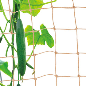 Miuezuth jute netting with easy hang corner ties for quick setup.