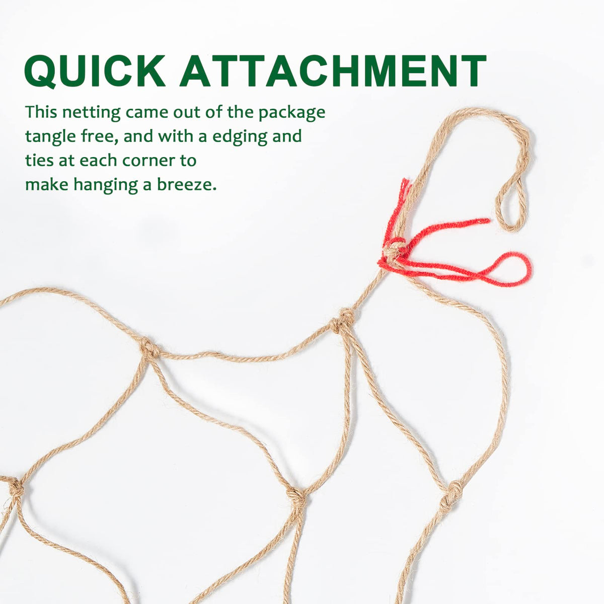 Miuezuth jute netting handwoven from natural ephedra for durability.