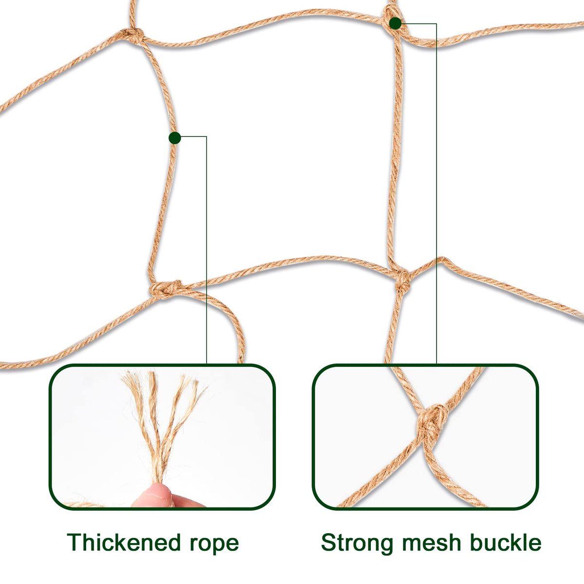 Miuezuth trellis features large 3.9-inch squares to help vines spread naturally.