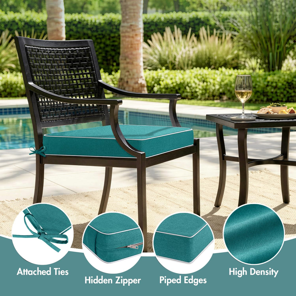 MIULEE 28D high-density foam core offers supportive seating