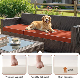 MIULEE 28D high-density foam supports comfortable seating
