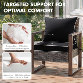 MIULEE anti-slip dots prevent cushion movement on outdoor furniture.