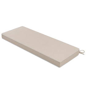 MIULEE beige outdoor bench cushion in 48x18x3 for durable patio seating
