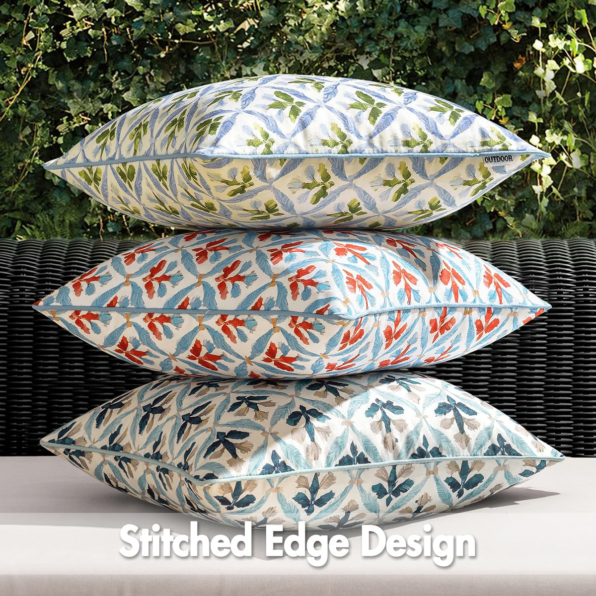 MIULEE two-piece pillow cover set for quick outdoor refresh