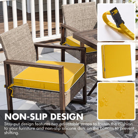 MIULEE cushions feature a built-in carry handle for easy transport.