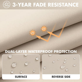 MIULEE cushion with adjustable straps keeps it secure on furniture.