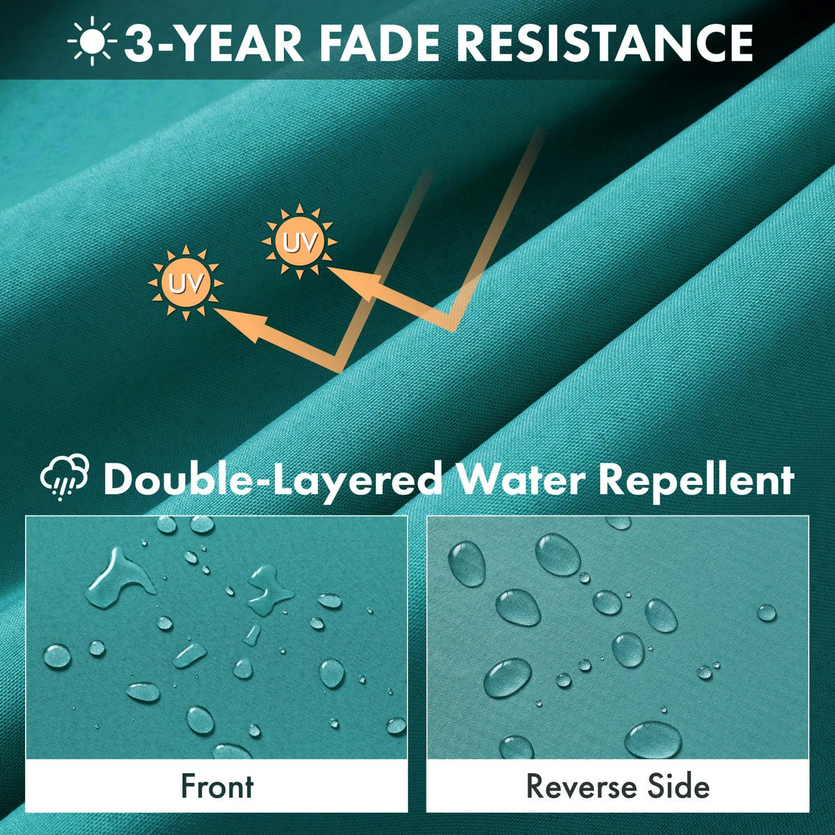 MIULEE DWR and TPU layers provide rain and moisture protection