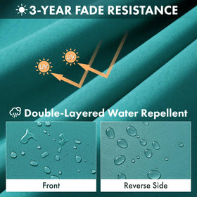 MIULEE DWR and TPU layers provide rain and moisture protection