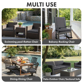 MIULEE outdoor cushions ideal for patios, decks, or balconies.