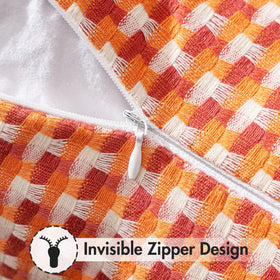 MIULEE hidden zipper keeps inserts secure with a clean look