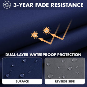 MIULEE high-resilience foam cushion maintains shape for comfortable lounging