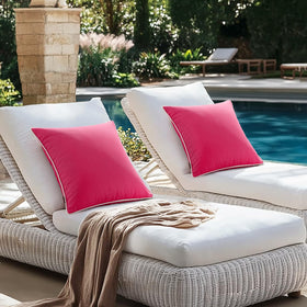 MIULEE machine washable pillow cover suitable for indoor and outdoor use.
