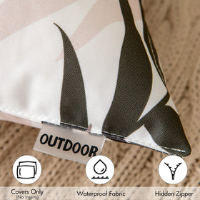MIULEE decorative pillow cover features invisible zipper for easy insertion and clean lines